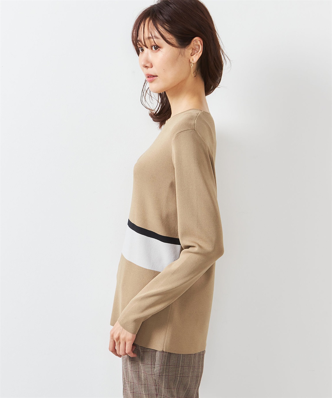 A/C DESIGN BY ALPHA CUBIC ドミニクブロッキングプルオーバー_sub_2