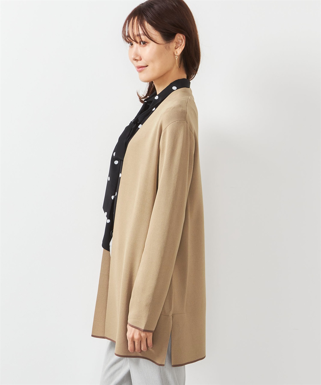 A/C DESIGN BY ALPHA CUBIC ドミニク着流しカーディガン_sub_2