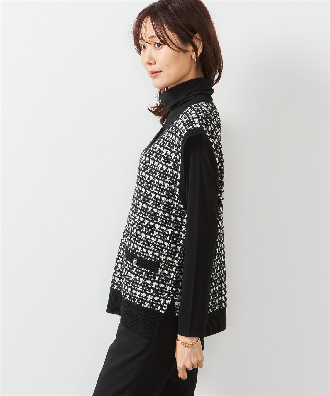 A/C DESIGN BY ALPHA CUBIC ツィードベスト_sub_2