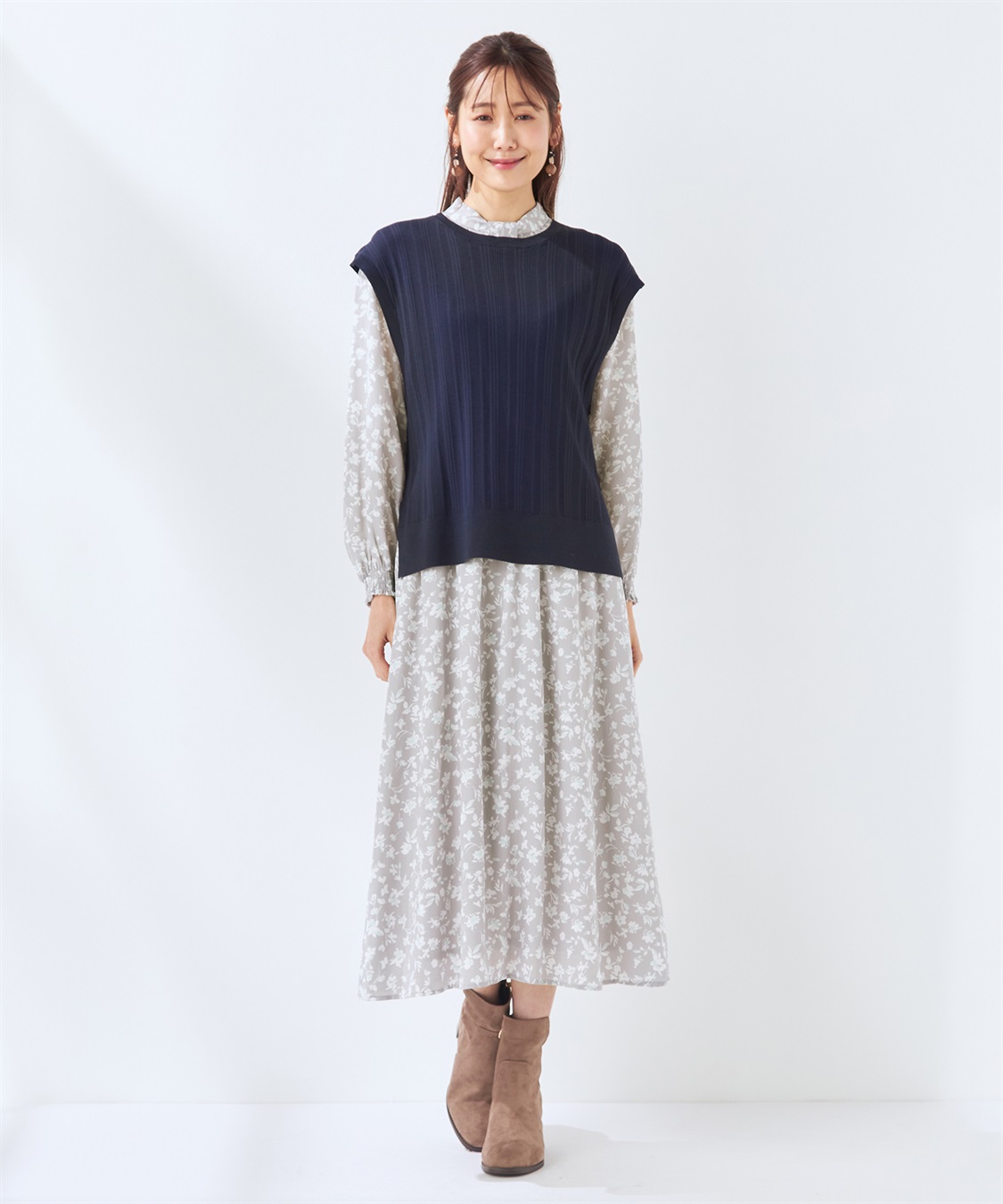 A/C DESIGN BY ALPHA CUBIC 【ウォッシャブル】【抗ピル】DOMINICベスト_sub_10