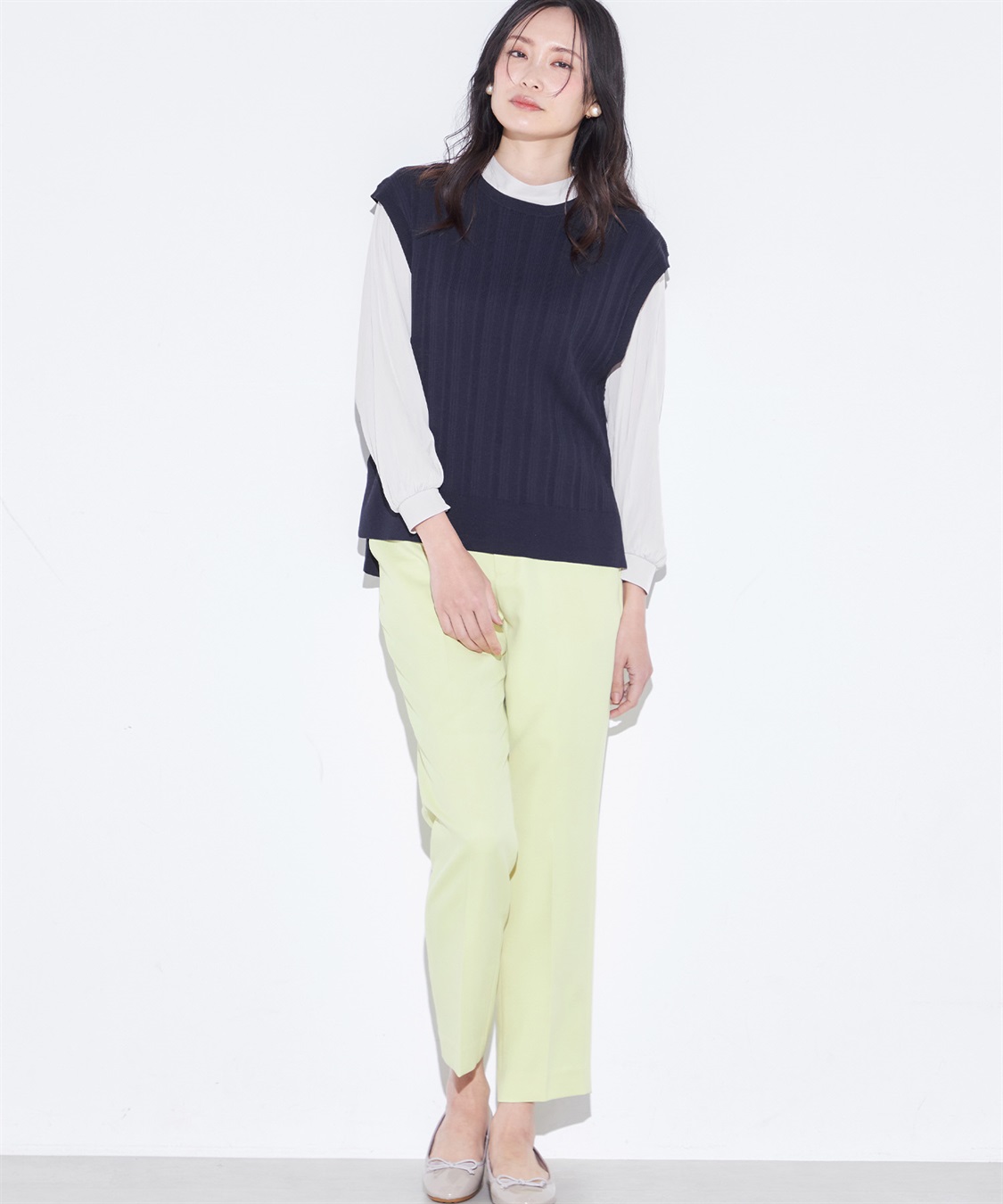 A/C DESIGN BY ALPHA CUBIC 【ウォッシャブル】【抗ピル】DOMINICベスト_sub_12