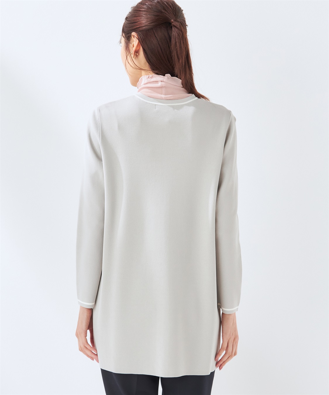 A/C DESIGN BY ALPHA CUBIC 【ウォッシャブル】【抗ピル】DOMINICロングカーデガン_sub_3