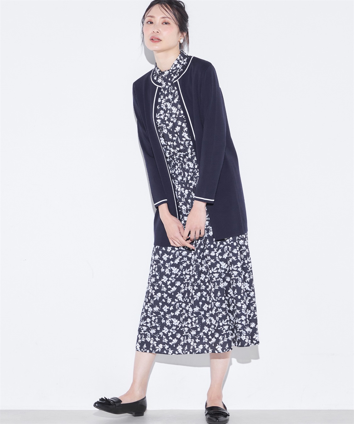 A/C DESIGN BY ALPHA CUBIC 【ウォッシャブル】【抗ピル】DOMINICロングカーデガン_sub_12