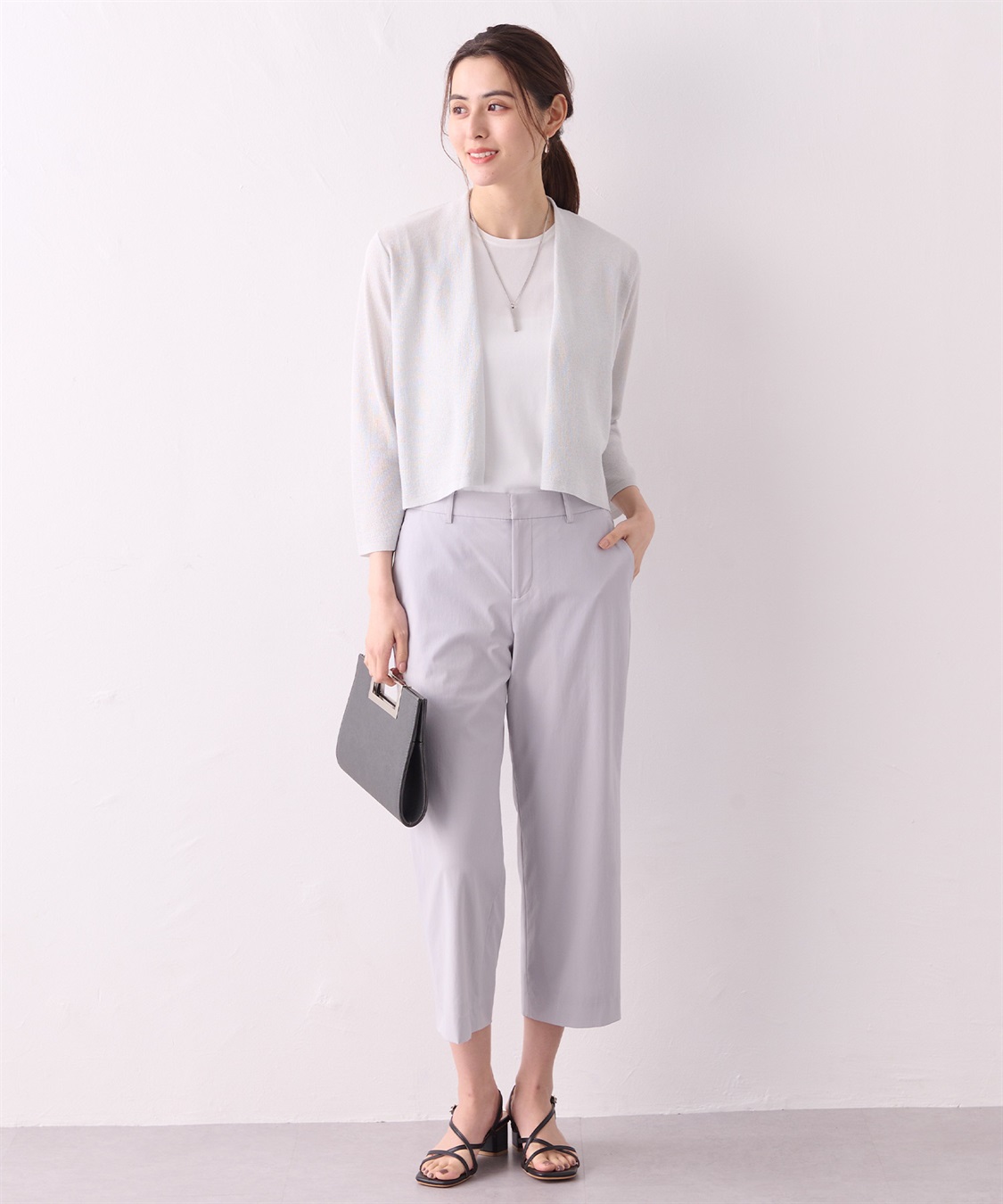 A/C DESIGN BY ALPHA CUBIC ボレロカーディガン_sub_2