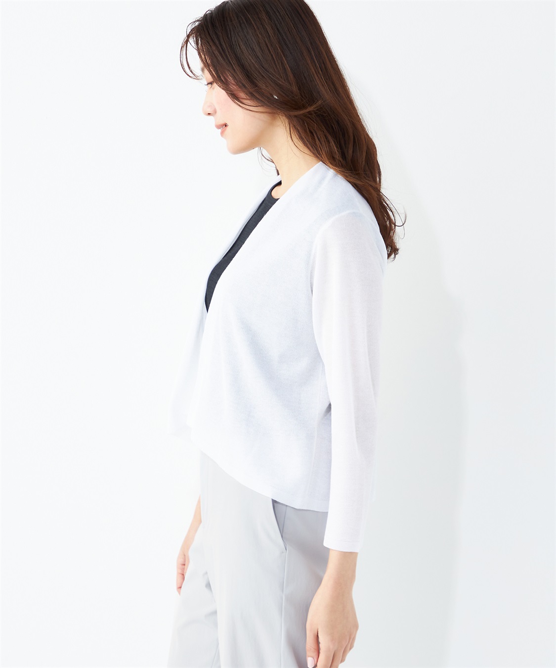 A/C DESIGN BY ALPHA CUBIC ボレロカーディガン_sub_8