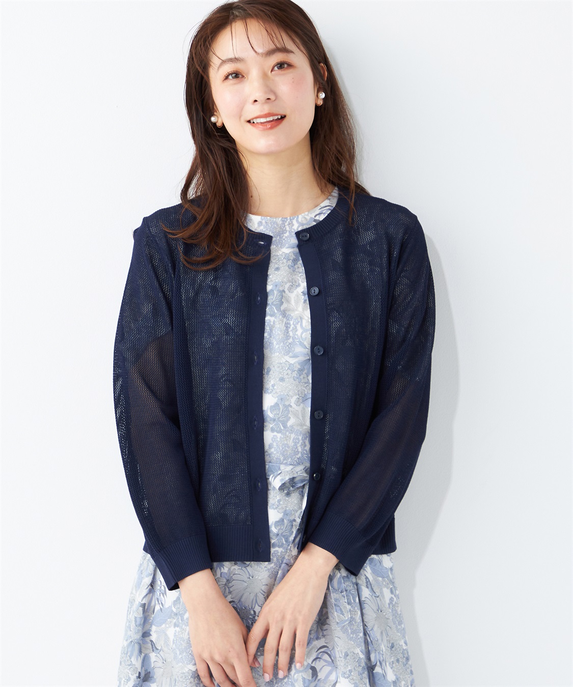 A/C DESIGN BY ALPHA CUBIC メッシュカーディガン_sub_14