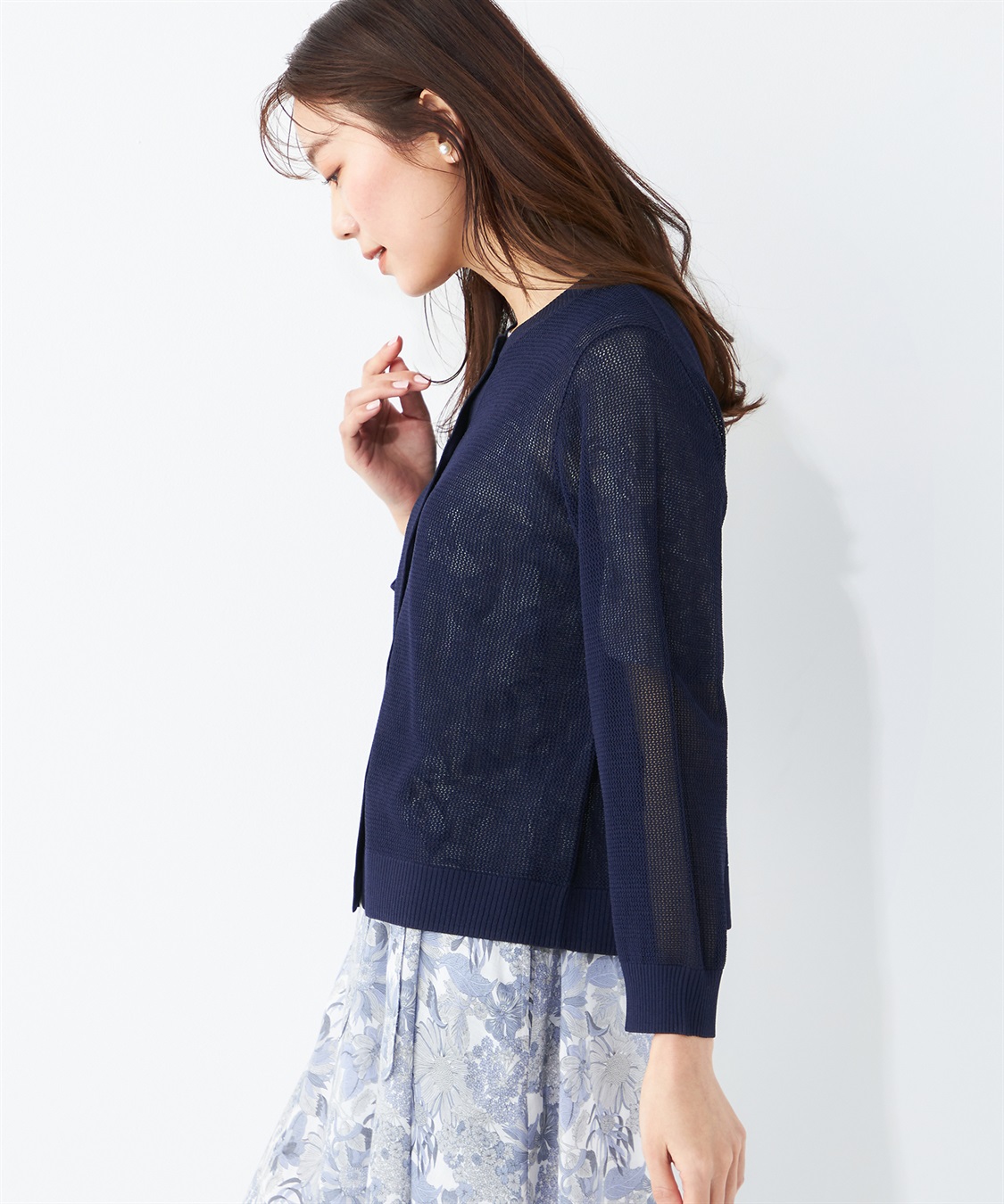 A/C DESIGN BY ALPHA CUBIC メッシュカーディガン_sub_15