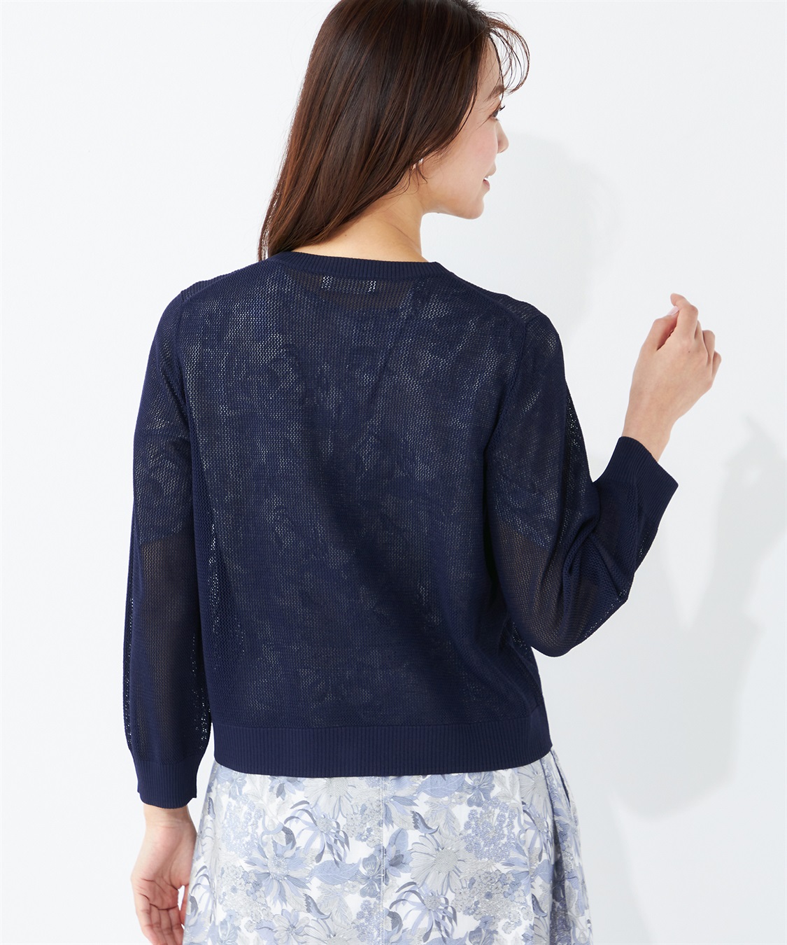 A/C DESIGN BY ALPHA CUBIC メッシュカーディガン_sub_17