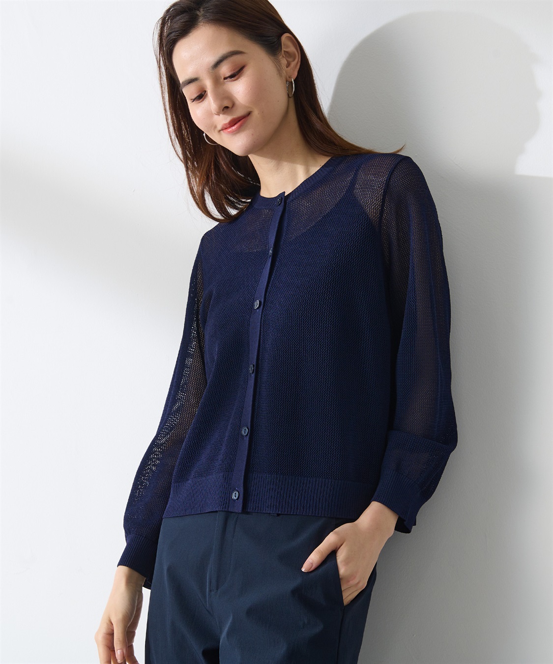 A/C DESIGN BY ALPHA CUBIC メッシュカーディガン_sub_19