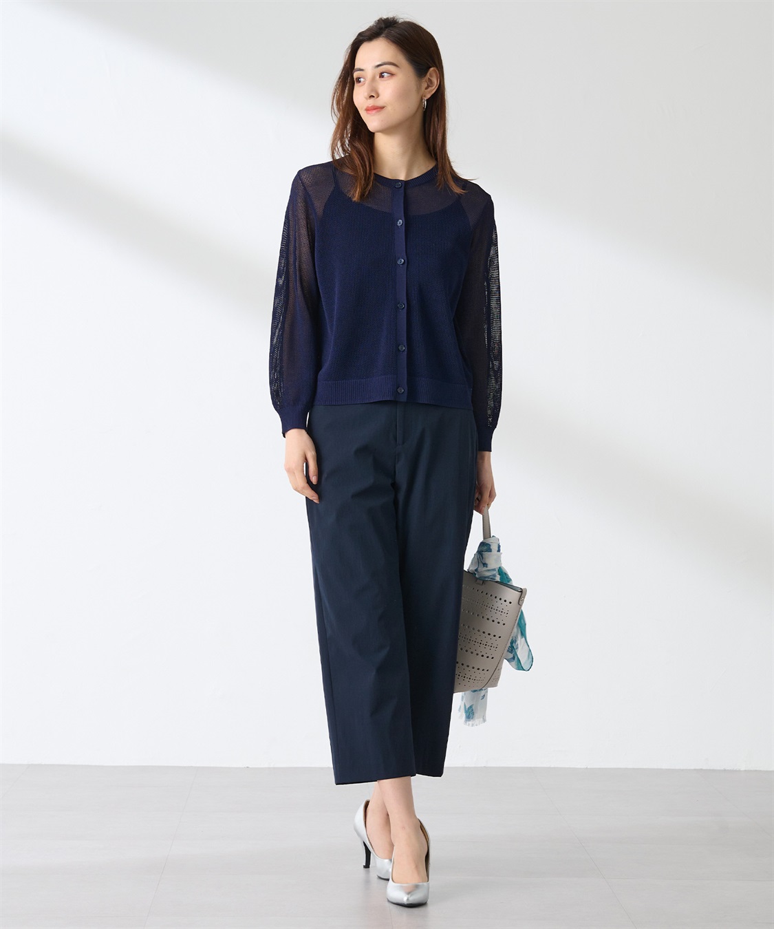 A/C DESIGN BY ALPHA CUBIC メッシュカーディガン_sub_23