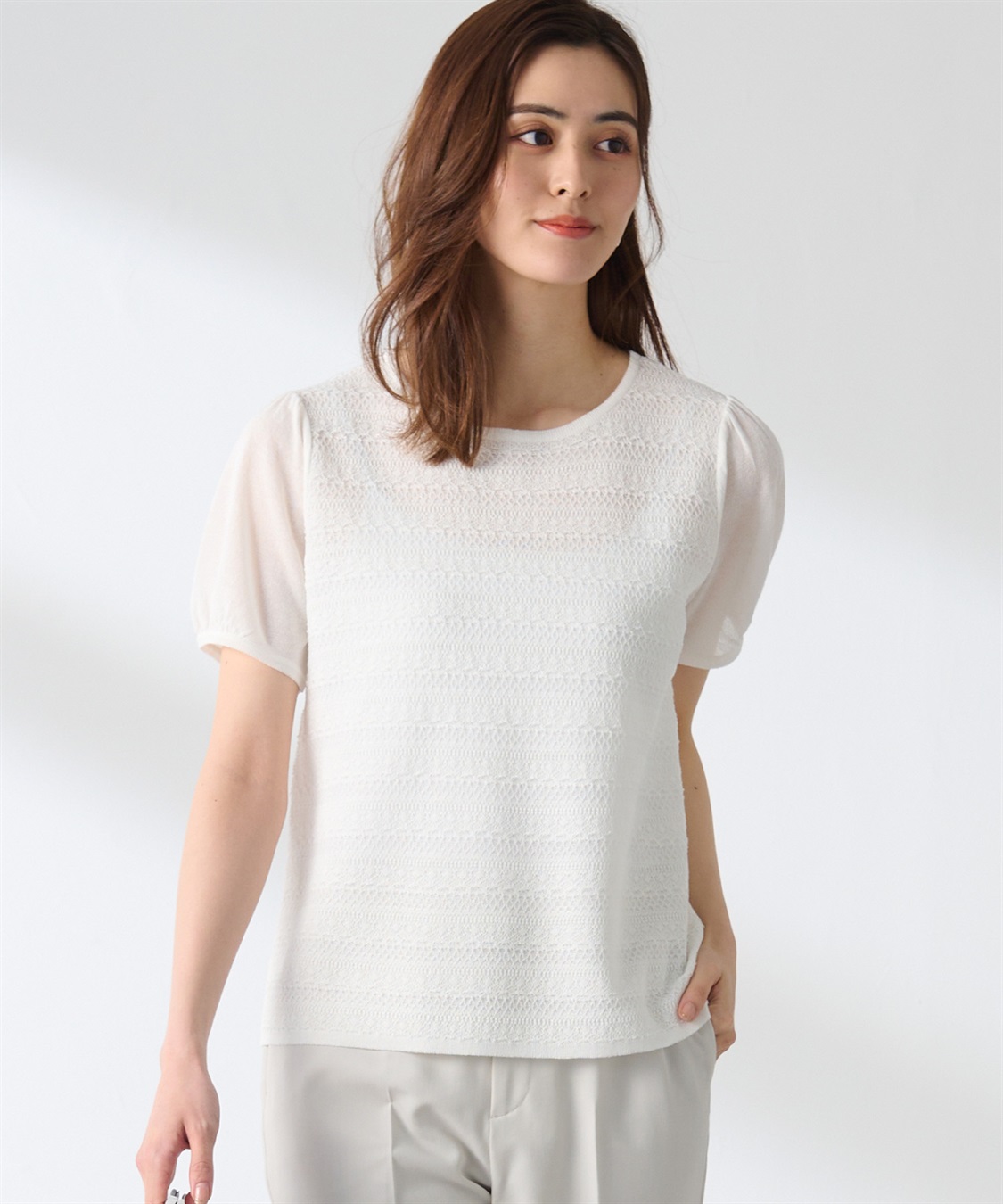 A/C DESIGN BY ALPHA CUBIC レースボーダープルオーバー_sub_3