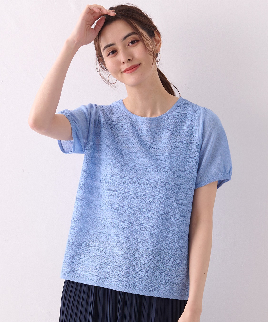 A/C DESIGN BY ALPHA CUBIC レースボーダープルオーバー_sub_14