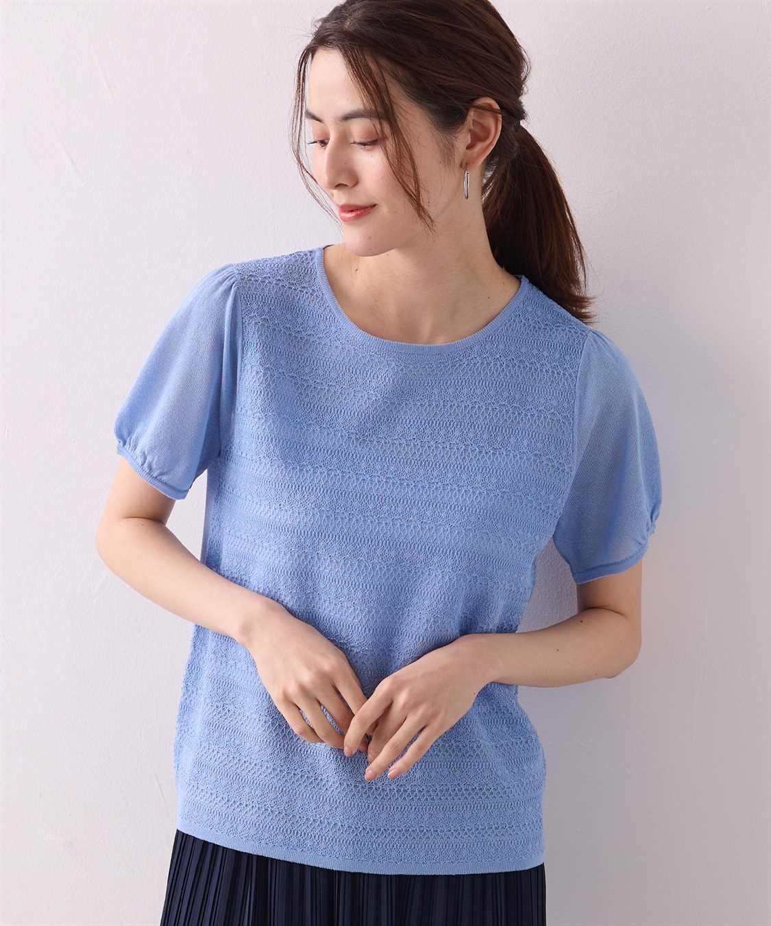 A/C DESIGN BY ALPHA CUBIC レースボーダープルオーバー_sub_18