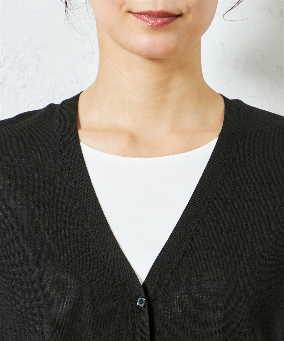 A/C DESIGN BY ALPHA CUBIC 【ウォッシャブル・冷感】ニットロングジレ_sub_4