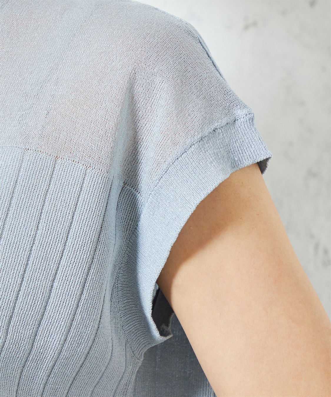 A/C DESIGN BY ALPHA CUBIC 【ウォッシャブル】シアーニットベスト_sub_11