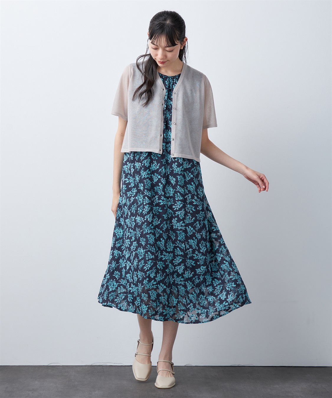 A/C DESIGN BY ALPHA CUBIC 【ウォッシャブル】ラメシアーカーディガン_sub_18