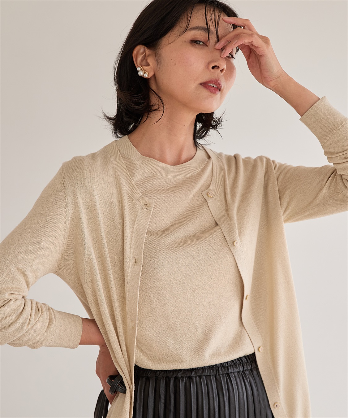 A/C DESIGN BY ALPHA CUBIC ラメニットカーディガン_sub_19