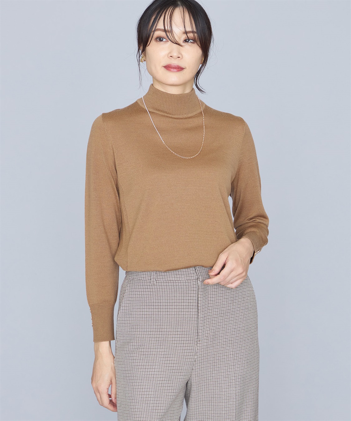 A/C DESIGN BY ALPHA CUBIC ウールハイネックプルオーバー_sub_2