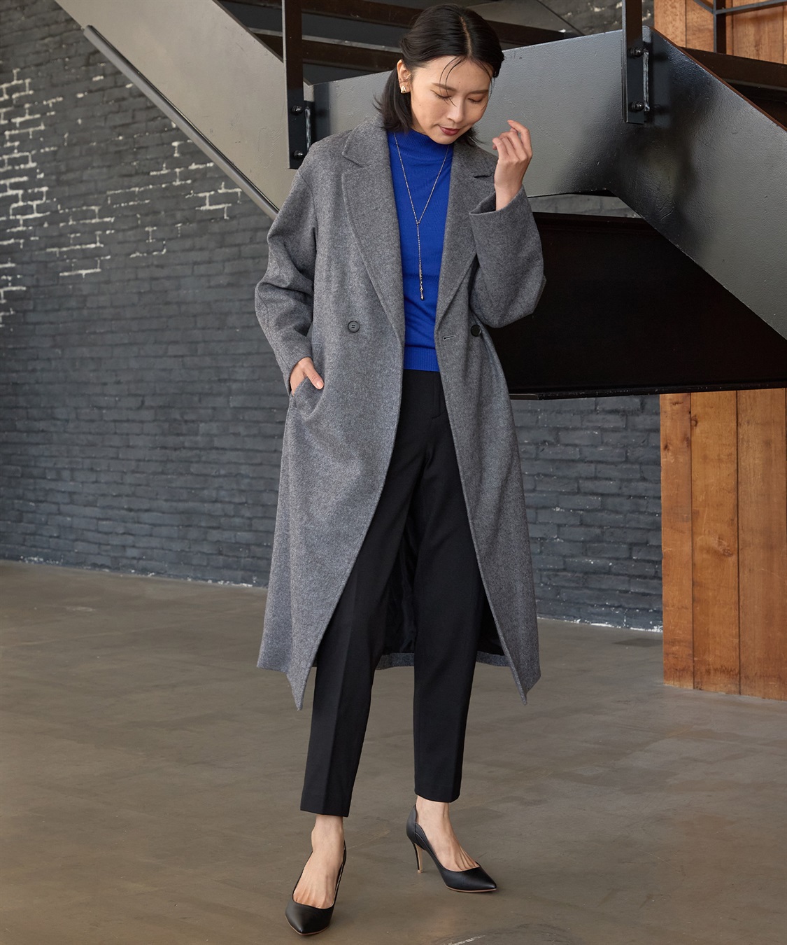 A/C DESIGN BY ALPHA CUBIC ウールハイネックプルオーバー_sub_28