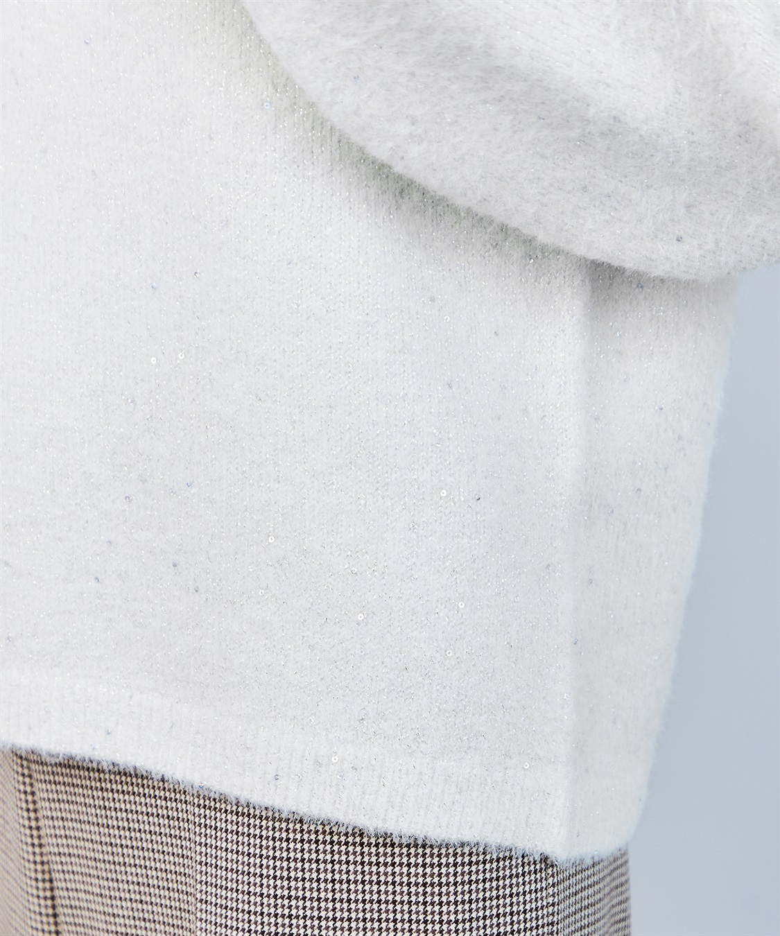 A/C DESIGN BY ALPHA CUBIC スパンコールニットプルオーバー_sub_7