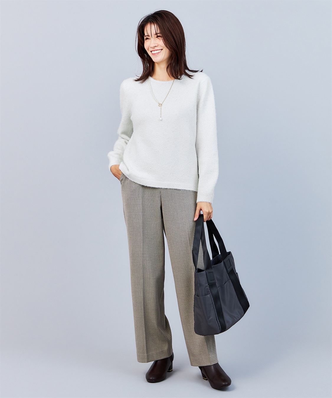 A/C DESIGN BY ALPHA CUBIC スパンコールニットプルオーバー_sub_18