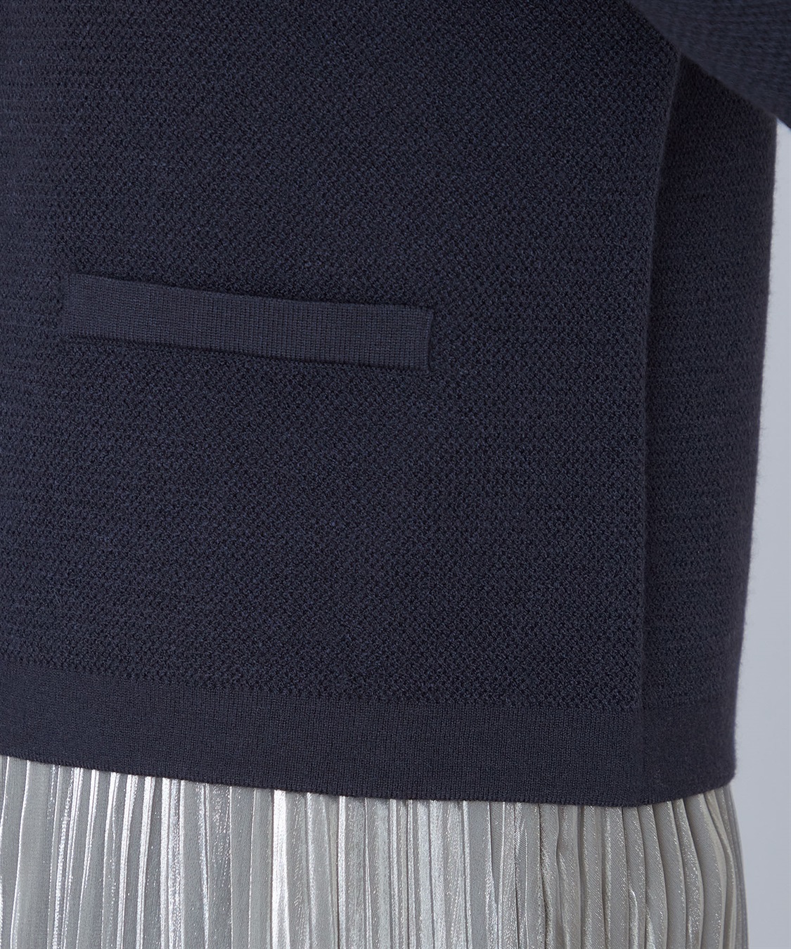 A/C DESIGN BY ALPHA CUBIC メタルボタンニットカーディガン_sub_5