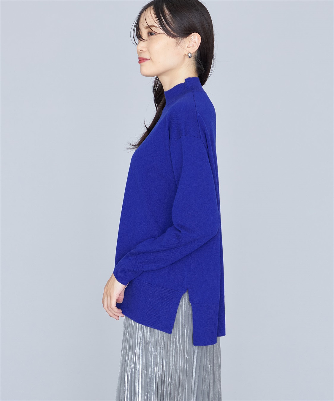 A/C DESIGN BY ALPHA CUBIC ハイカラーニットプルオーバー_sub_3