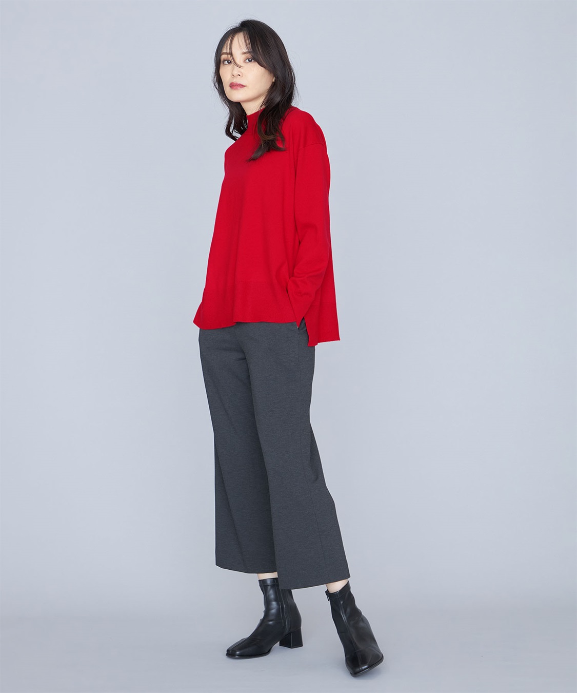 A/C DESIGN BY ALPHA CUBIC ハイカラーニットプルオーバー_sub_24