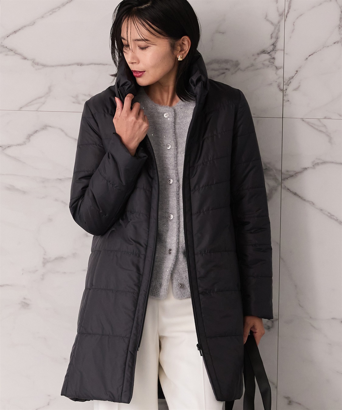 A/C DESIGN BY ALPHA CUBIC スパンコールニットカーディガン_sub_5