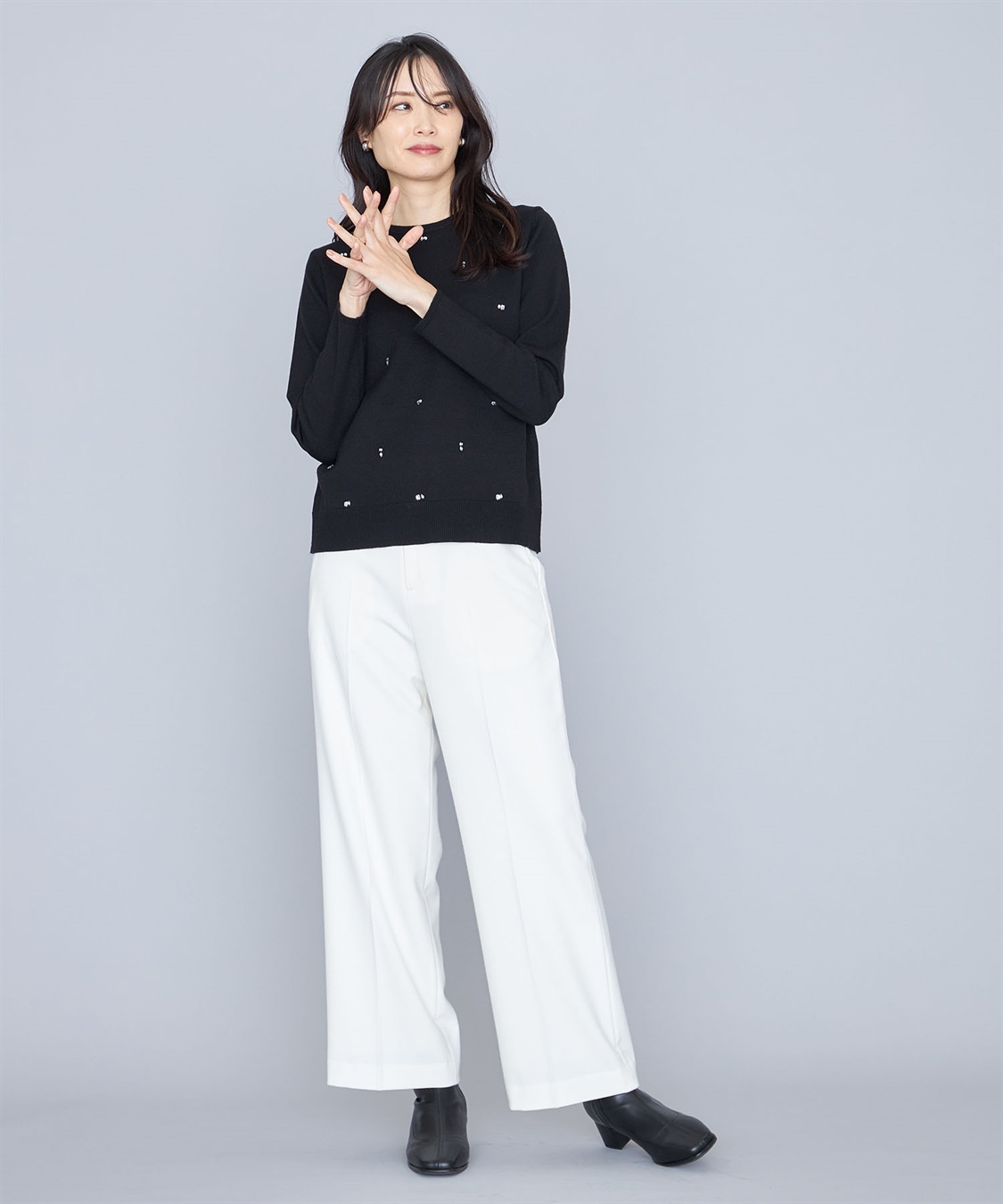 A/C DESIGN BY ALPHA CUBIC ビジューニットプルオーバー_sub_17