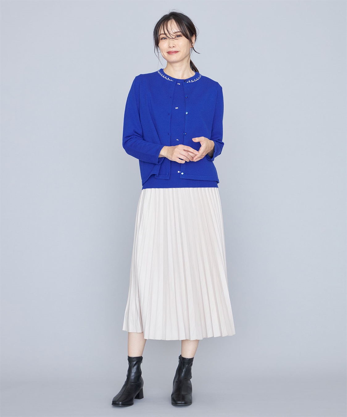 A/C DESIGN BY ALPHA CUBIC ビジューニットカーディガン_sub_14