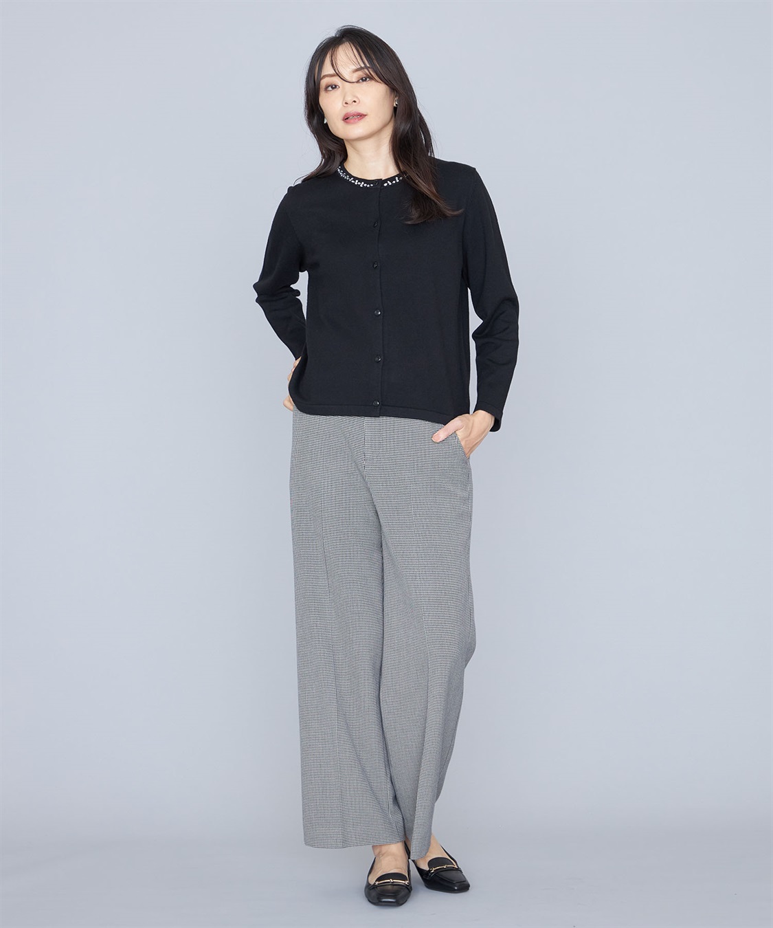 A/C DESIGN BY ALPHA CUBIC ビジューニットカーディガン_sub_17