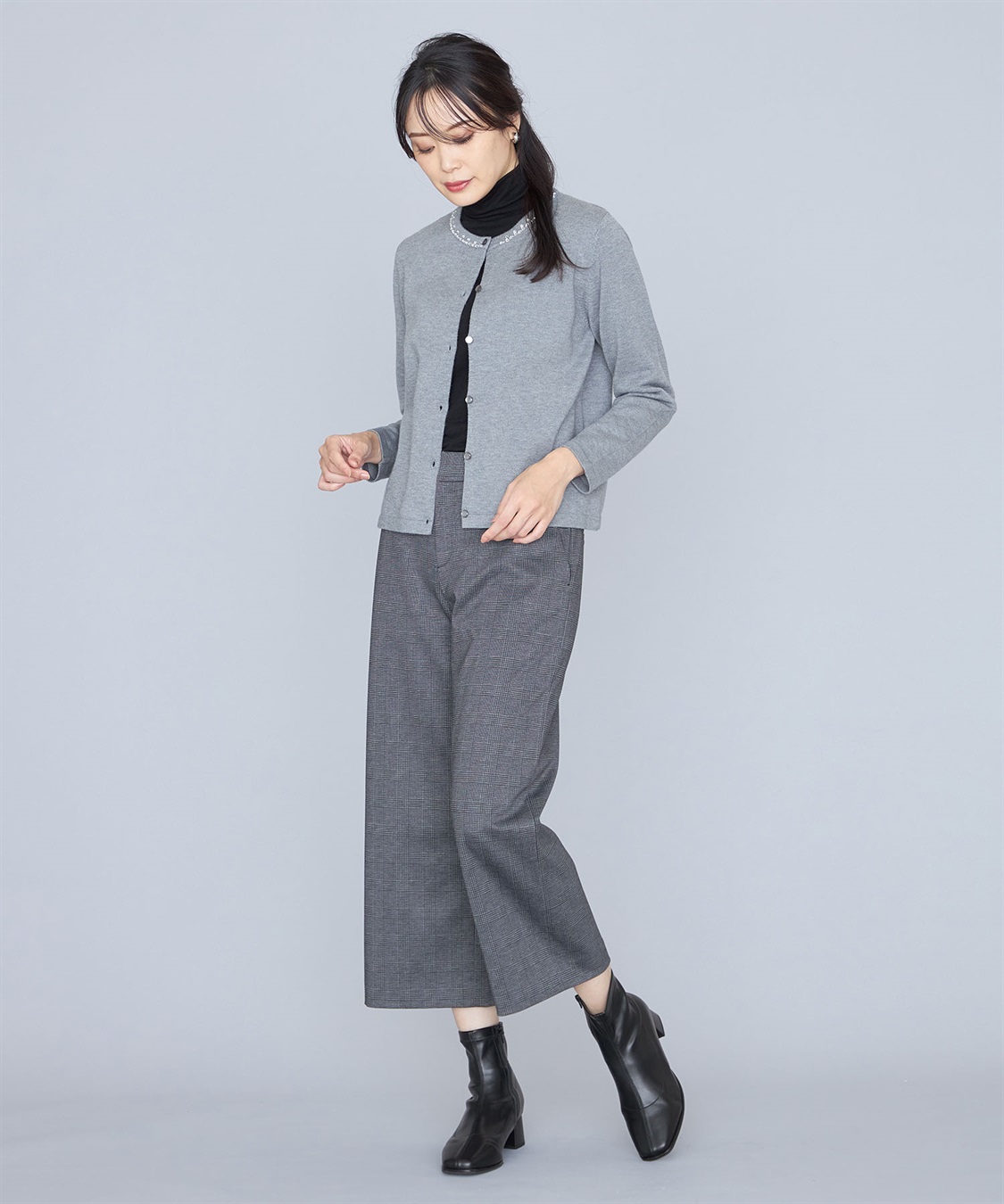 A/C DESIGN BY ALPHA CUBIC ビジューニットカーディガン_sub_20