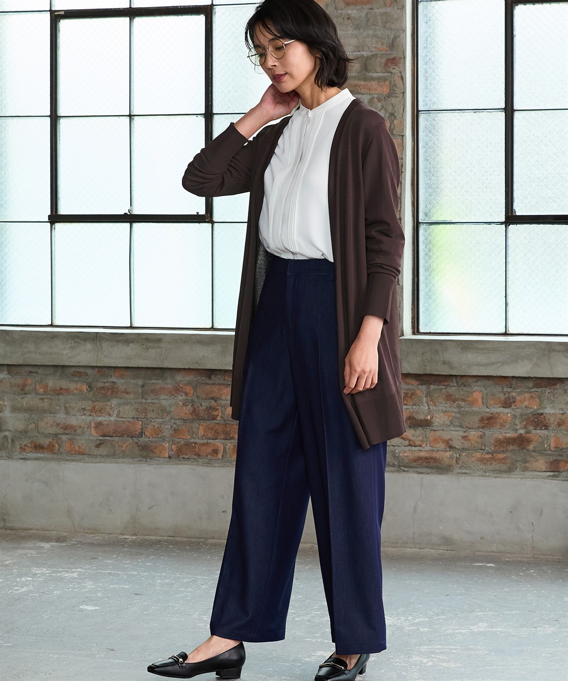 A/C DESIGN BY ALPHA CUBIC ニットカーディガン_sub_21