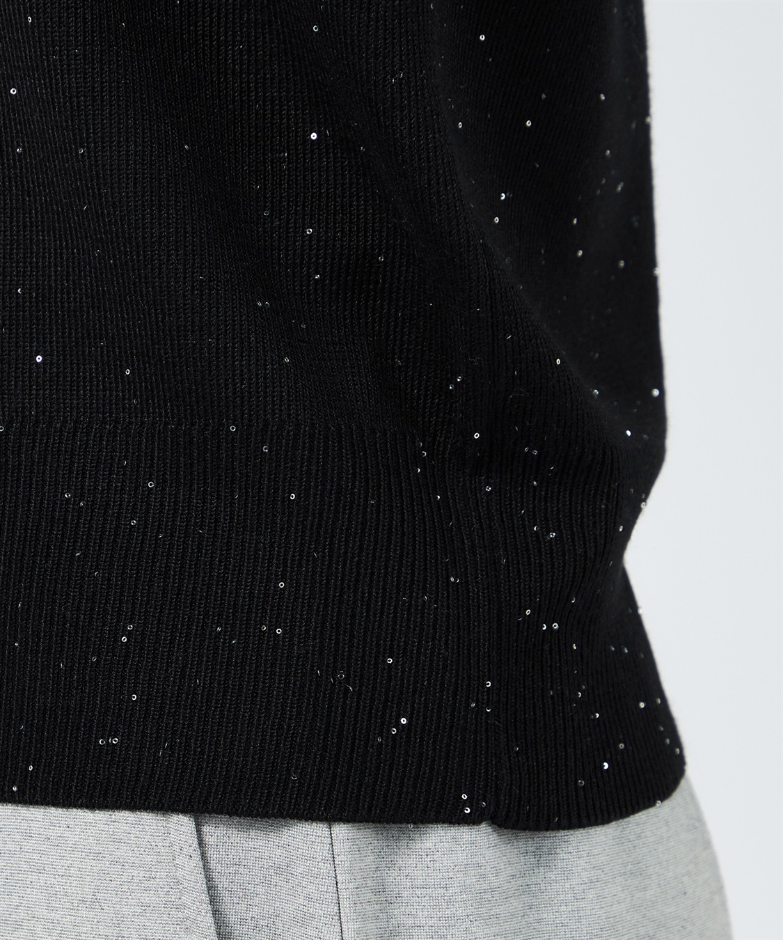 A/C DESIGN BY ALPHA CUBIC スパンコールニットプルオーバー_sub_5