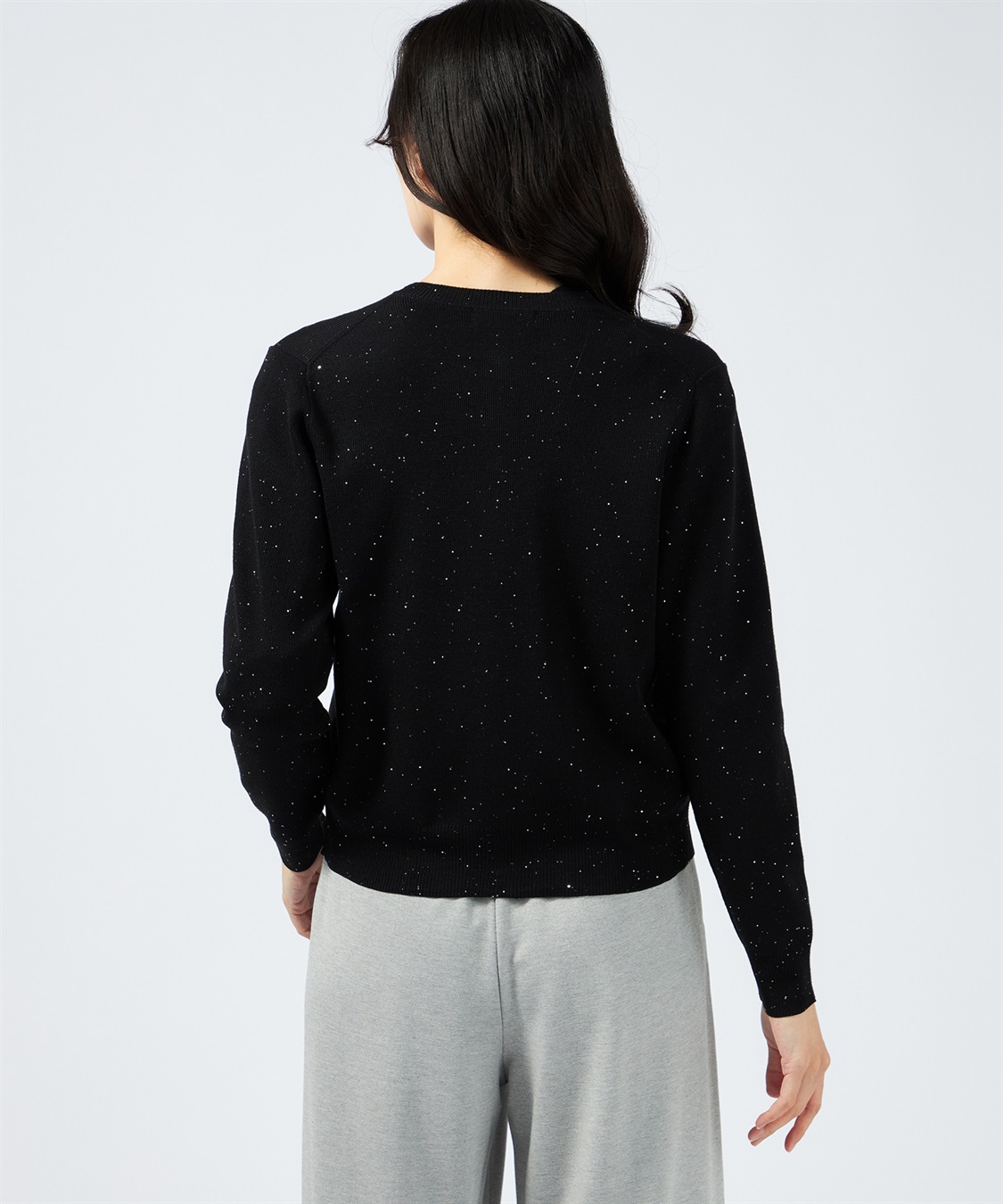 A/C DESIGN BY ALPHA CUBIC スパンコールニットカーディガン_sub_6