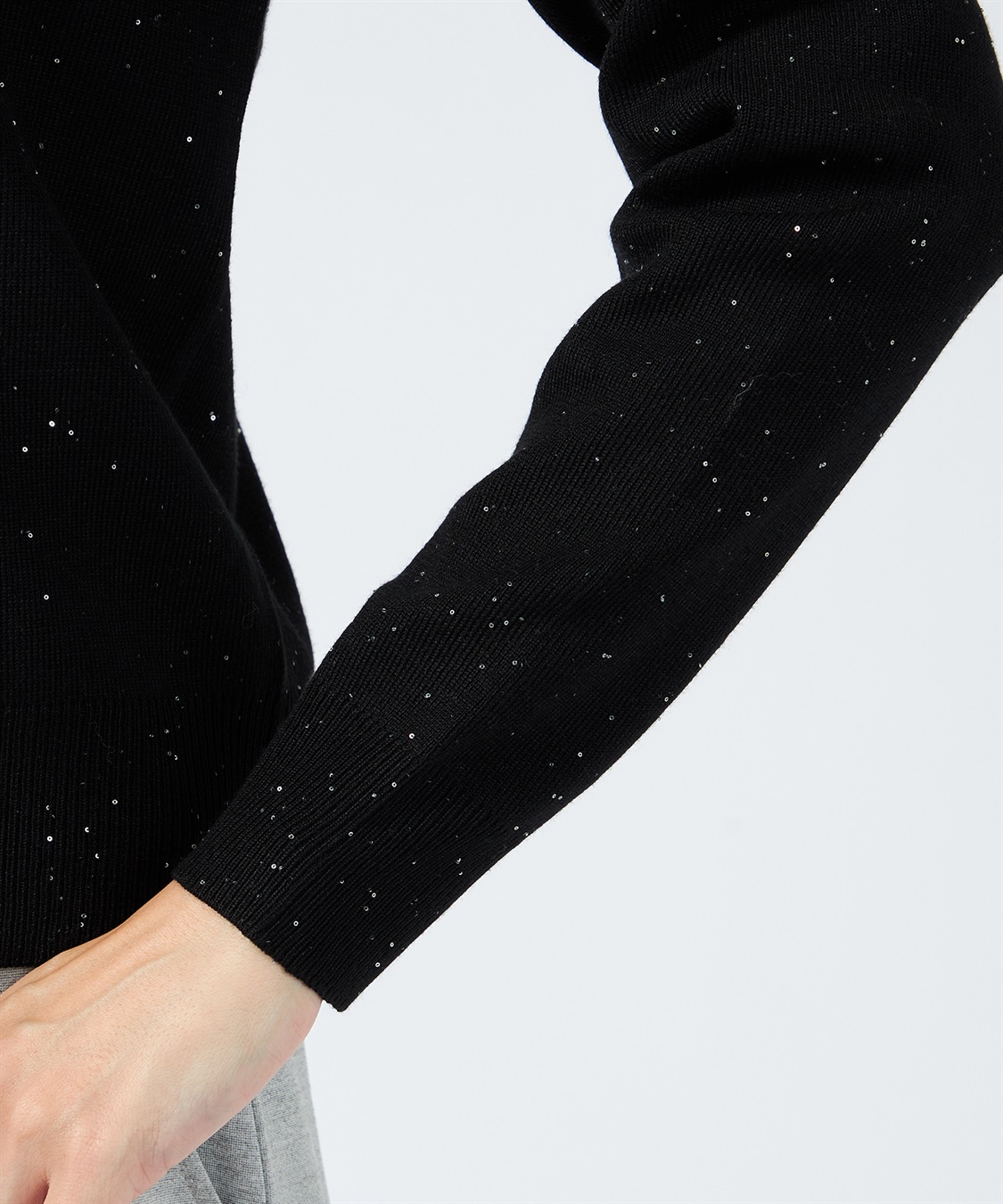 A/C DESIGN BY ALPHA CUBIC スパンコールニットカーディガン_sub_8