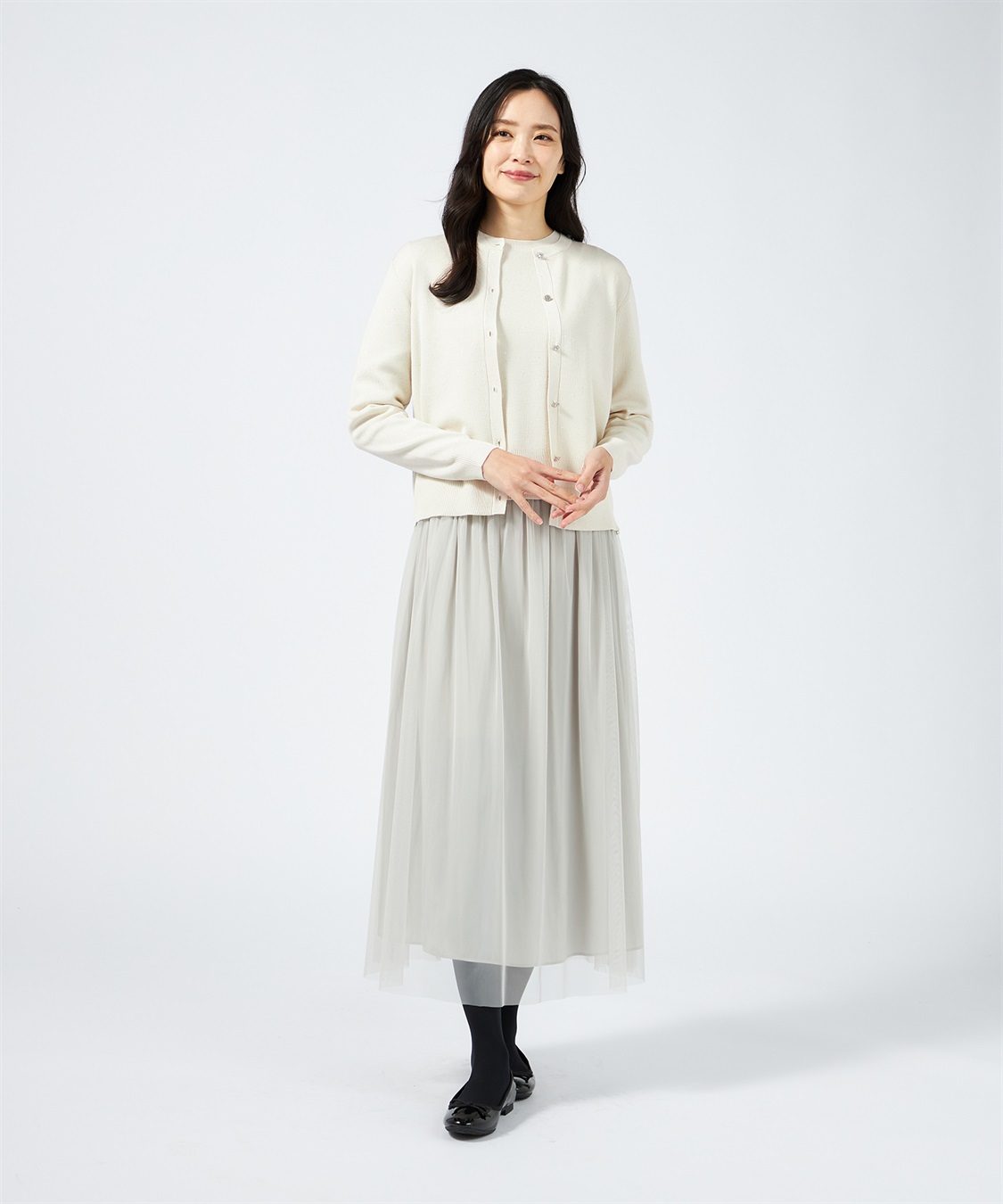 A/C DESIGN BY ALPHA CUBIC スパンコールニットカーディガン_sub_20