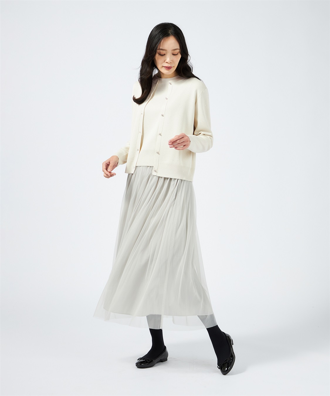 A/C DESIGN BY ALPHA CUBIC スパンコールニットカーディガン_sub_22