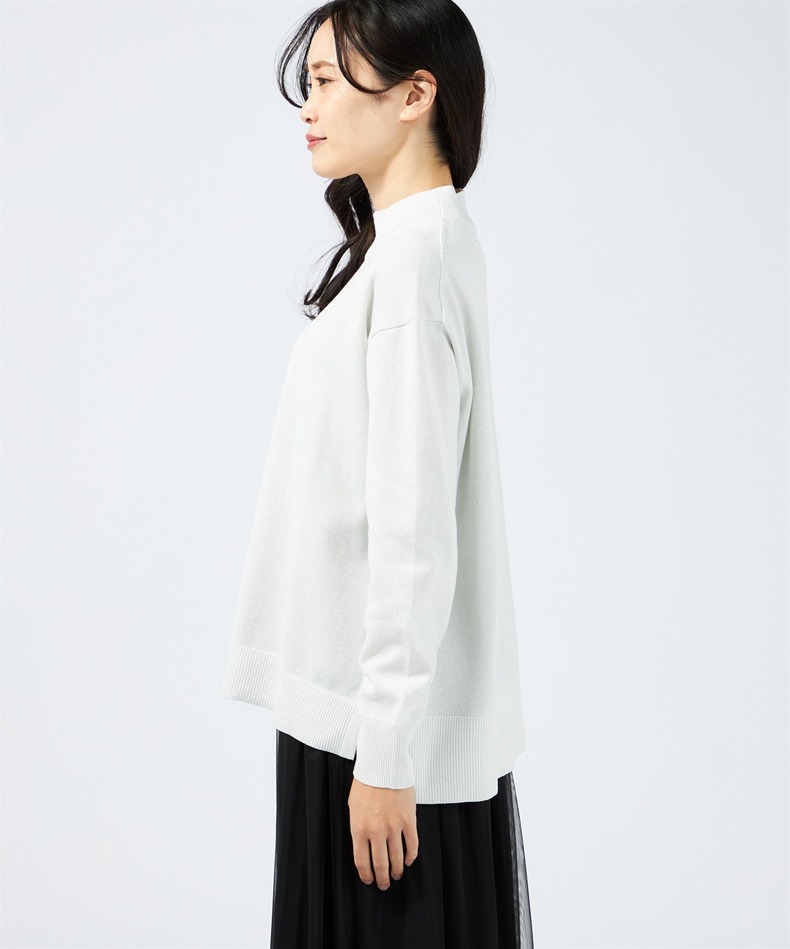 ラメニットプルオーバー A/C DESIGN BY ALPHA CUBIC｜クロスプラス公式