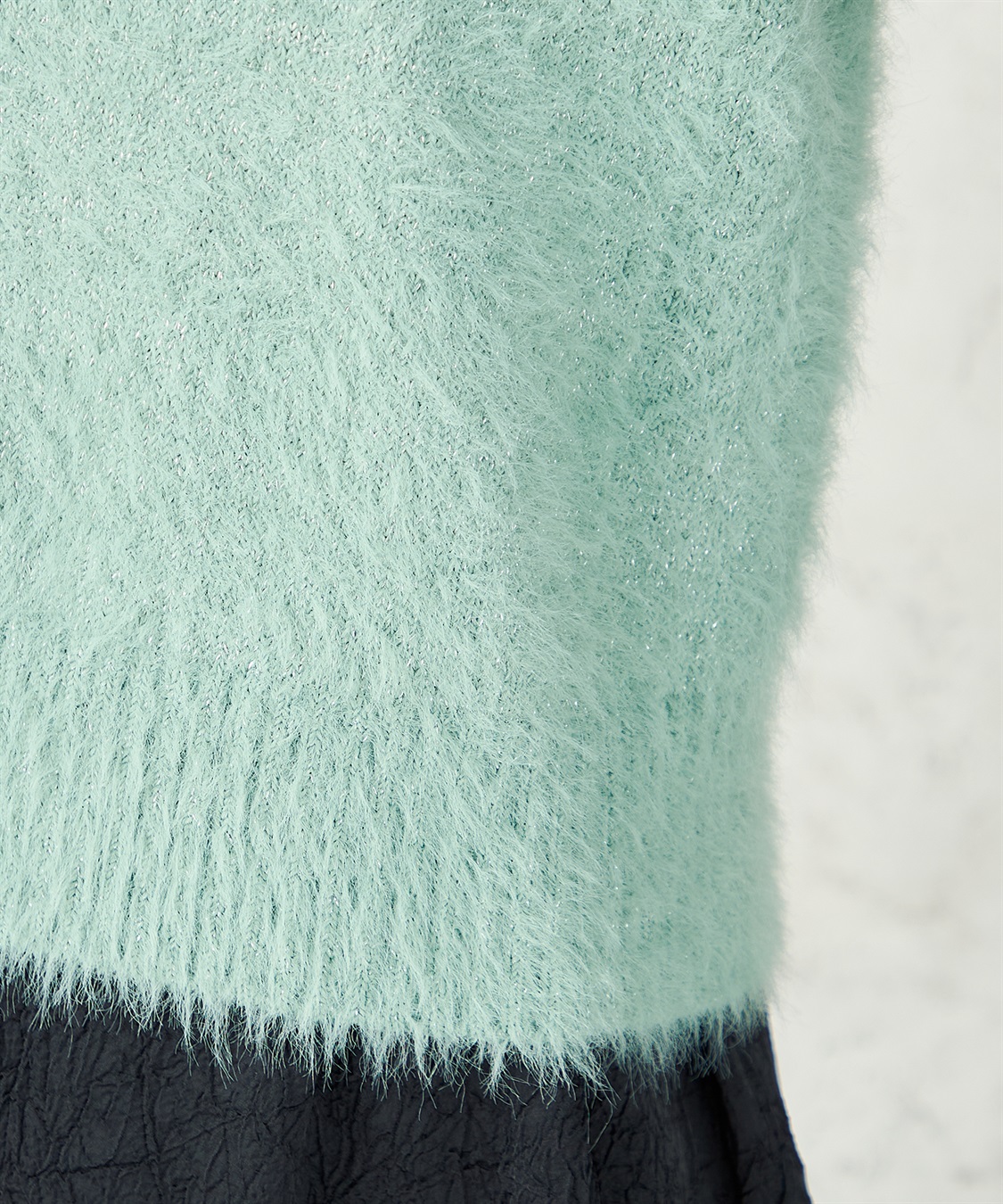 A/C DESIGN BY ALPHA CUBIC ラメフェザーニットプルオーバー_sub_8