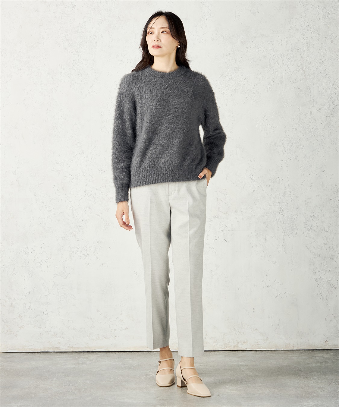 A/C DESIGN BY ALPHA CUBIC ラメフェザーニットプルオーバー_sub_18