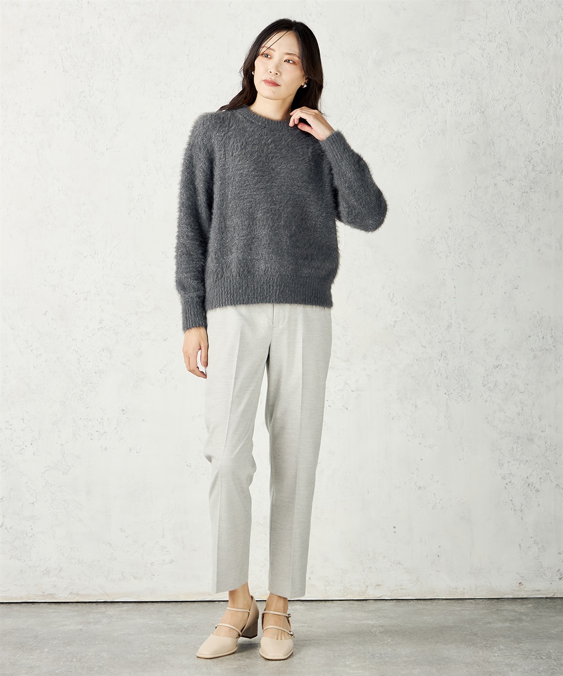 A/C DESIGN BY ALPHA CUBIC ラメフェザーニットプルオーバー_sub_19