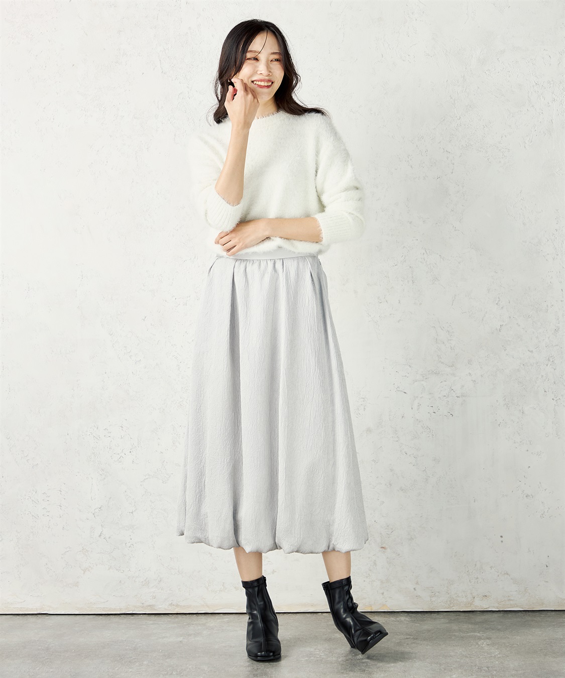 A/C DESIGN BY ALPHA CUBIC ラメフェザーニットプルオーバー_sub_21