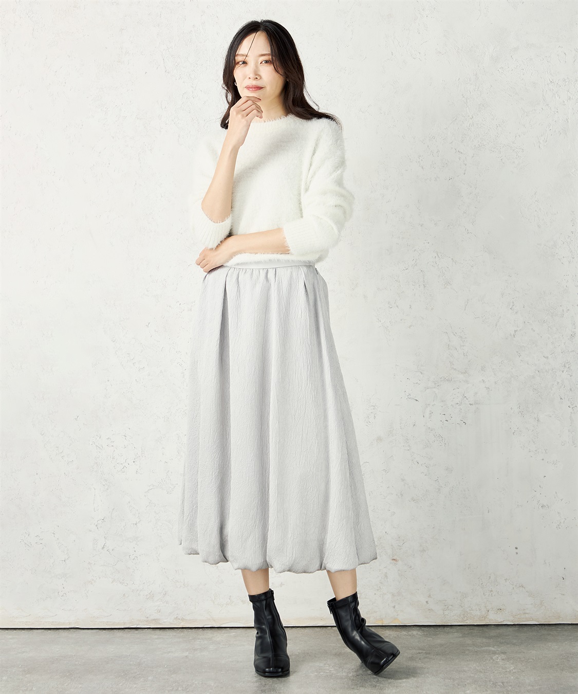 A/C DESIGN BY ALPHA CUBIC ラメフェザーニットプルオーバー_sub_22