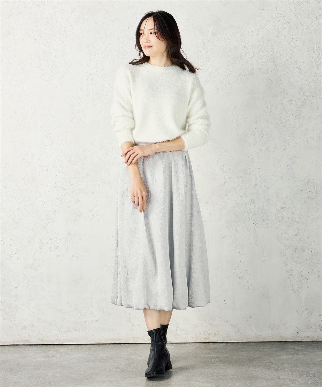 A/C DESIGN BY ALPHA CUBIC ラメフェザーニットプルオーバー_sub_23