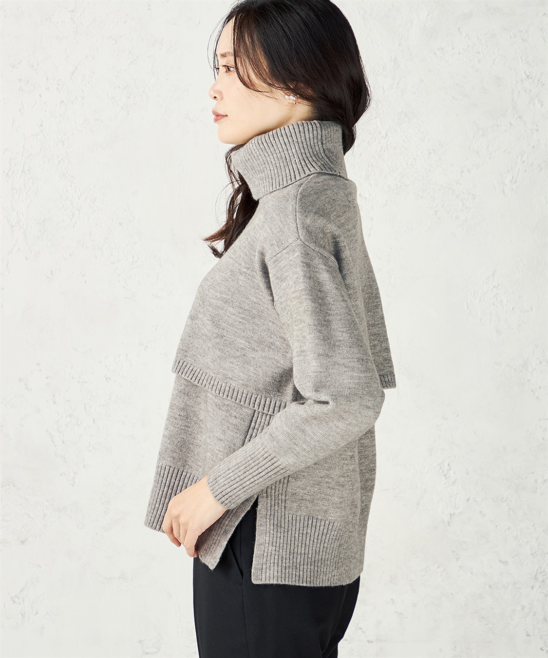 A/C DESIGN BY ALPHA CUBIC ニットアンサンブル_sub_2