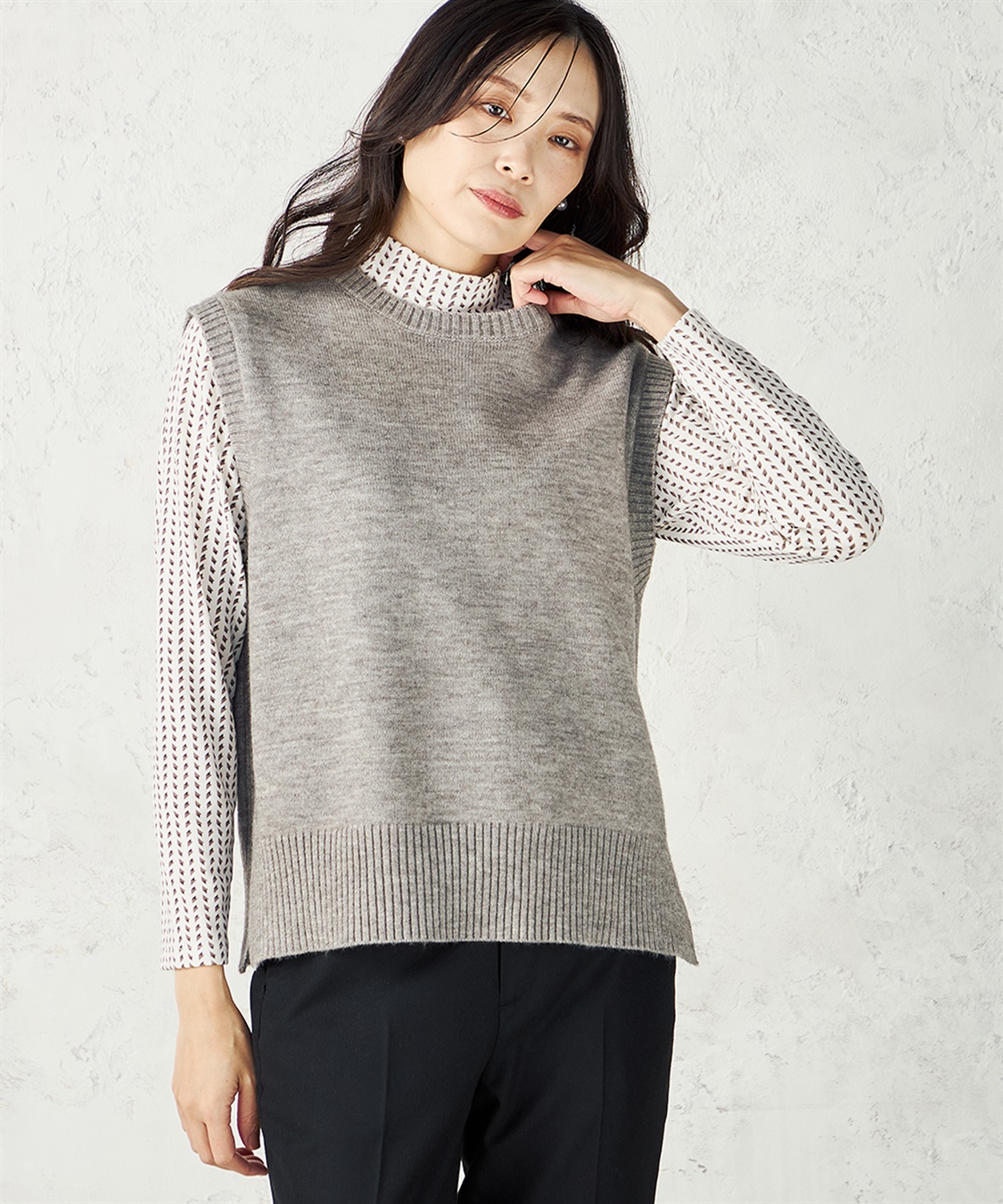 A/C DESIGN BY ALPHA CUBIC ニットアンサンブル_sub_7