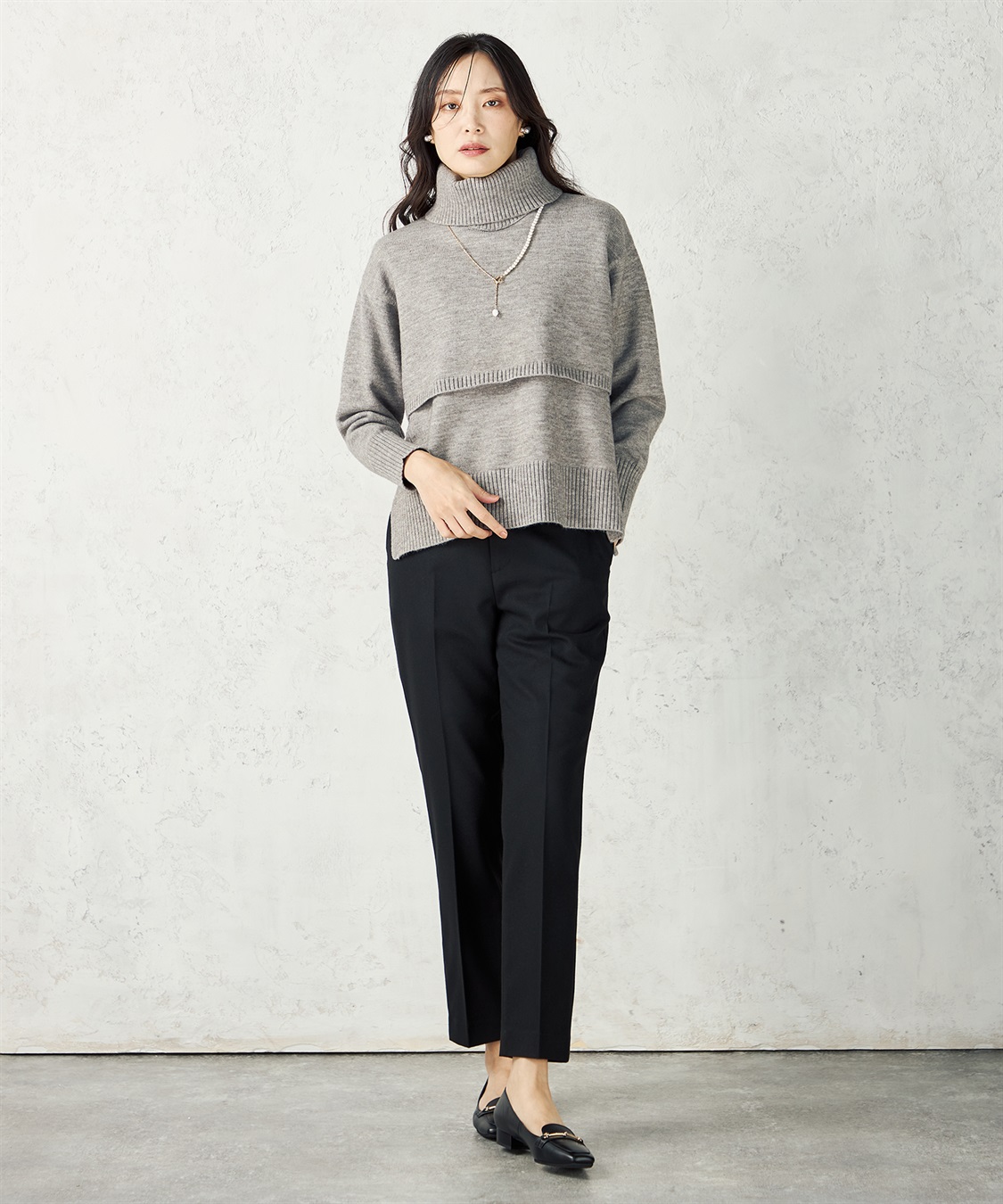 A/C DESIGN BY ALPHA CUBIC ニットアンサンブル_sub_11