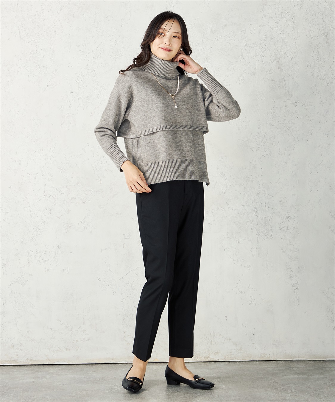 A/C DESIGN BY ALPHA CUBIC ニットアンサンブル_sub_13